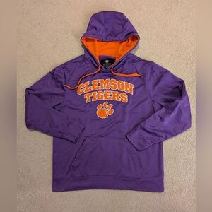 Clemson Tigers Therma-fit Purple Hoodie, Large. Condition is New
